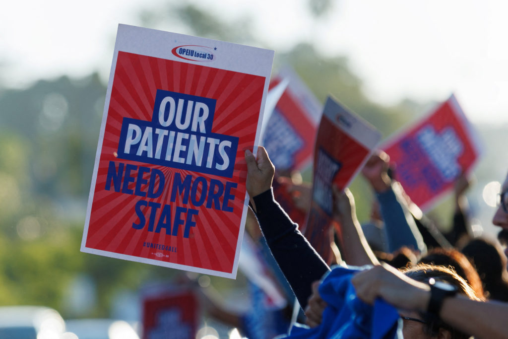 Health care workers kick off 3-day strike in multiple states